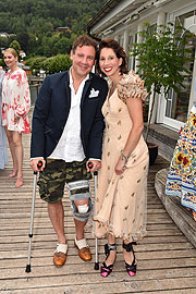 Lola Paltinger und Andi (Andreas) Meister Soft Opening des neuen Clubhaus Bachmair Weissach und Spa Wochenende im Bachmair Weissach Resort & Spa  in Tegernsee am 18.07.2020 Photo: BrauerPhotos / G.Nitschke